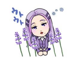 Fuji 5 lakes girls sticker. sticker #9288963