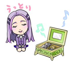 Fuji 5 lakes girls sticker. sticker #9288967