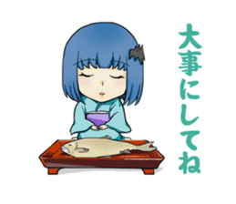 Fuji 5 lakes girls sticker. sticker #9288979