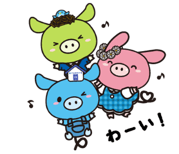 Cute! Takuton Sticker sticker #9289128