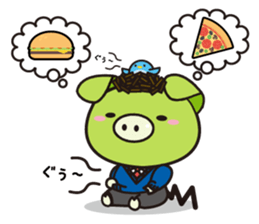 Cute! Takuton Sticker sticker #9289142