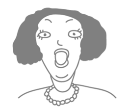 Gray people sticker #9289764