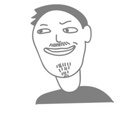 Gray people sticker #9289765