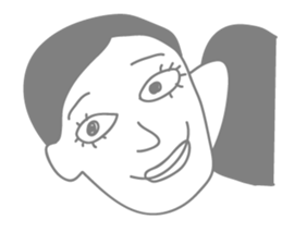 Gray people sticker #9289794