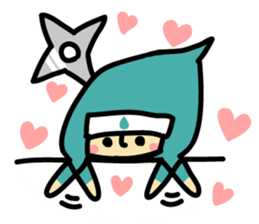 Japanese ninjya "SINO" sticker #9289800