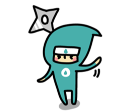 Japanese ninjya "SINO" sticker #9289804