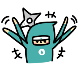 Japanese ninjya "SINO" sticker #9289805