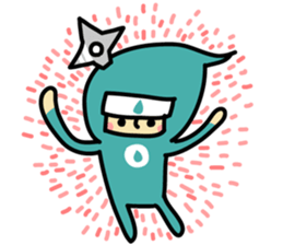 Japanese ninjya "SINO" sticker #9289806