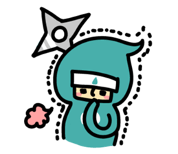 Japanese ninjya "SINO" sticker #9289807