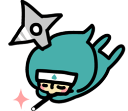 Japanese ninjya "SINO" sticker #9289813