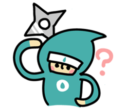 Japanese ninjya "SINO" sticker #9289820