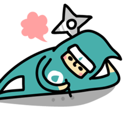 Japanese ninjya "SINO" sticker #9289834