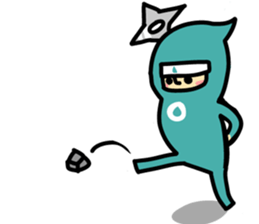 Japanese ninjya "SINO" sticker #9289835