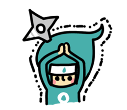 Japanese ninjya "SINO" sticker #9289836