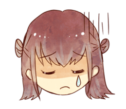 caramel girl sticker #9289849