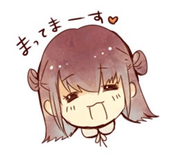 caramel girl sticker #9289852