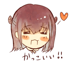 caramel girl sticker #9289859