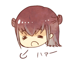 caramel girl sticker #9289873