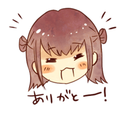 caramel girl sticker #9289878