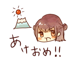 caramel girl sticker #9289879