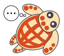 Cute Tortoises Family sticker #9290401