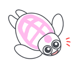 Cute Tortoises Family sticker #9290402