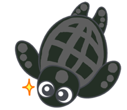 Cute Tortoises Family sticker #9290404