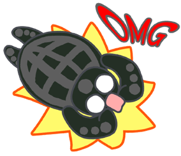 Cute Tortoises Family sticker #9290407