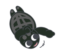 Cute Tortoises Family sticker #9290410