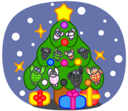 Cute Tortoises Family sticker #9290429