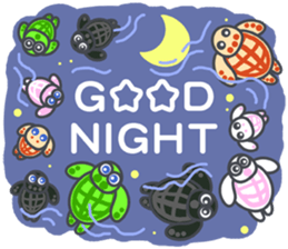 Cute Tortoises Family sticker #9290438