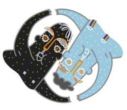 All day All night sticker #9290660