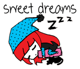 Black bow (Eng Ver.) sticker #9290822