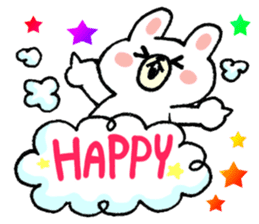 Rabbit Party Rock sticker #9291100