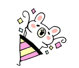 Rabbit Party Rock sticker #9291111