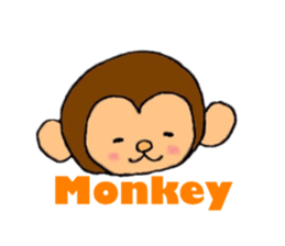 Year of the monkey sticker #9291440