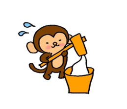 Year of the monkey sticker #9291447