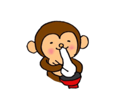 Year of the monkey sticker #9291448