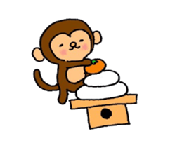 Year of the monkey sticker #9291449