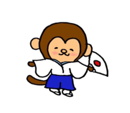 Year of the monkey sticker #9291455