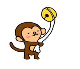 Year of the monkey sticker #9291457