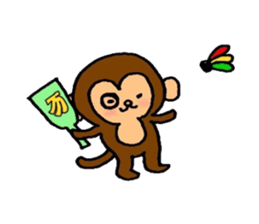 Year of the monkey sticker #9291461