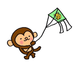 Year of the monkey sticker #9291462