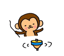 Year of the monkey sticker #9291463