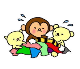 Year of the monkey sticker #9291466