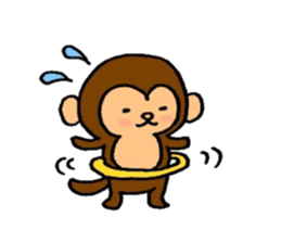 Year of the monkey sticker #9291472