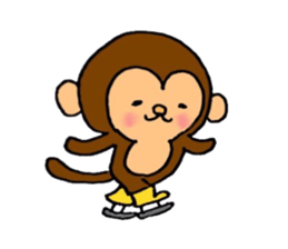 Year of the monkey sticker #9291474