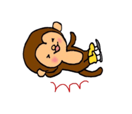 Year of the monkey sticker #9291475