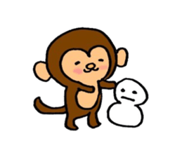 Year of the monkey sticker #9291476