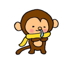 Year of the monkey sticker #9291477